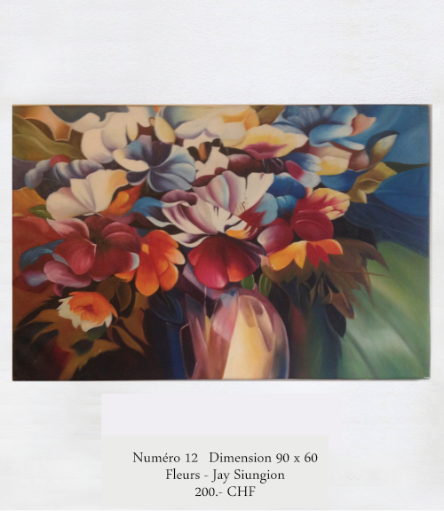 Fleurs Jay Siungion Peinture