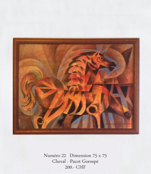 Cheval Pacot Gorospé Peinture