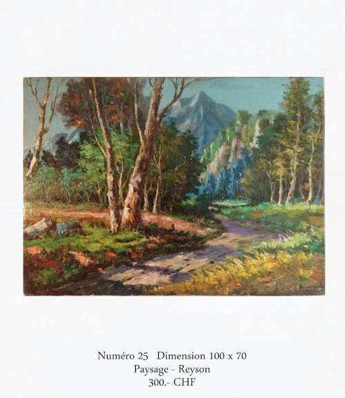 Paysage Reyson Peinture